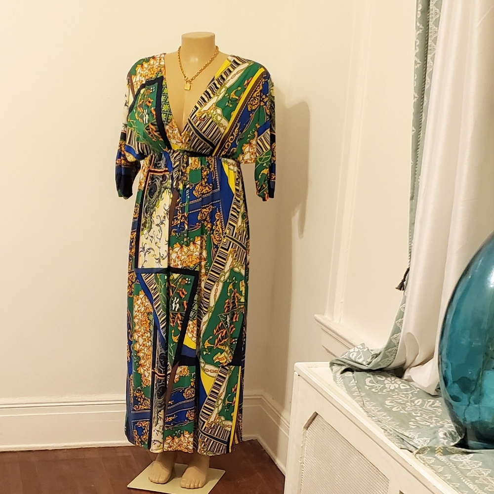 Multcolored Maxi dress - Picture 3 of 6